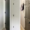 30 Pack Rounded Matte Black Door Hinges 3.5 Inch 5/8" Radius Interior 3 1/2 I...
