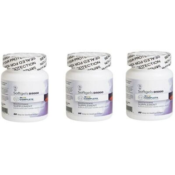 MVW Complete Formulation D5000 Softgels Multivitamins with Zinc 60ct(3 Pack)