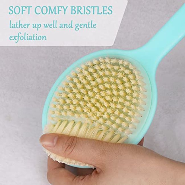 Helping Hand Comfi-Grip Foot Scrub Sponge : long handle toe and