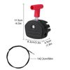 56 inch Throttle Cable with Handle for Push Lawn Mower Control Lever Replacement