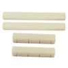 SONONIA 2 Sets Ox Bone Ukulele Bridge Saddle String Instrument Parts White