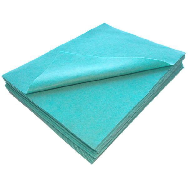 Playfully Ever After 9x12 inch Acrylic Felt 20 Sheet Pack (Turquoise)