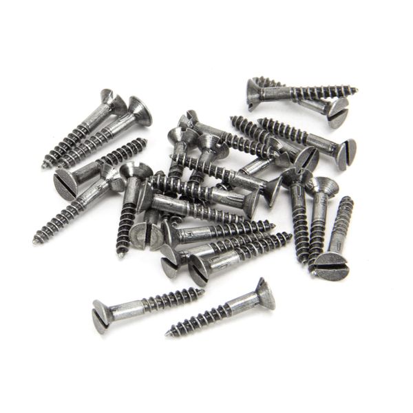 From The Anvil 6 x 1" Countersunk Screws (25) - Pewter 33424