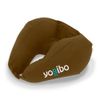 Yogibo Neck Pillow, X Logo, Chocolate Brown