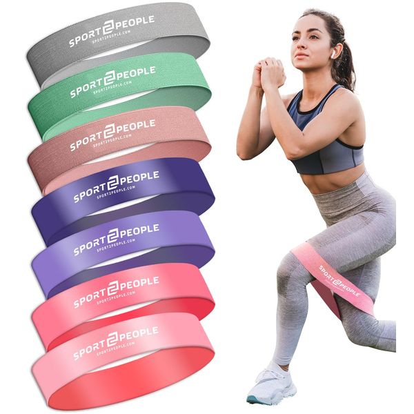 Resistance Bands for Working Out, Exercise Bands, Workout Bands, Booty Bands, Fitness Bands, Excersing Bands, Resistance Bands for Legs, Resistance Band Gym, 7 Resistance Levels, E-book & Recipes Incl