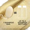 Pantene Nourish & Volume Vegan Shampoo Bar with Pro-vitamins, Solid Travel Toiletries for Damaged & Dry Hair (70G) Rich Lather, 97% Natural Origin, Cruelty Free & Recyclable Box