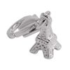 jewellerybox Tiny Sterling Silver Eiffel Tower Clip on Charm