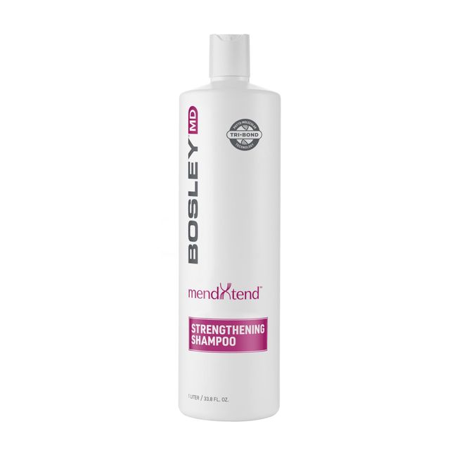 BosleyMD MendXtend Strengthening Shampoo to Promote Growth & Prevent Breakage with Saw Palmetto, Hyaluronic Acid and Pomegranate Extract