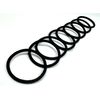 12 PCS Antibacterial Hair Elastics (Brown)