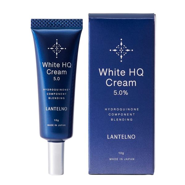 Pure Hydroquinone 5% Formulated Lanterno White HQ Cream Made in Japan