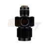 GlowShift -6 AN Male to Female Inline 1/8NPT Fuel Pressure Sensor Thread Adapter