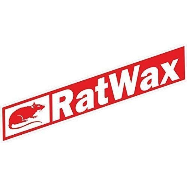 Sticar-it Ltd Retro RATWAX Rat Wax Funny Rat Look Vinyl Car Sticker Bomb Decal Vinyl 170x30mm approx.