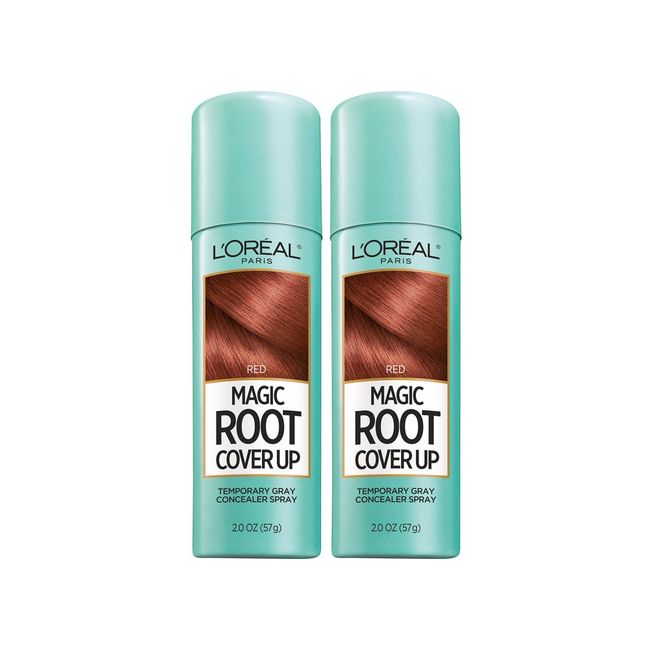 L'Oreal Paris Hair Color Root Cover Up Hair Dye Red 2 Ounce (Pack of 2) (Packaging May Vary)