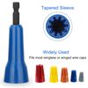 2PCS/Set Wire Nut Twister Multifunctional Wire Twisting Tool with 1/4 Inch Chuck