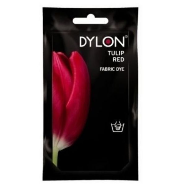 DYLON Tulip Red Fabric Hand Dye 50g x 4