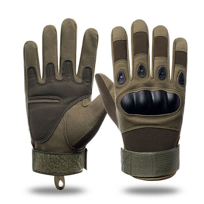 Tactical Full Finger Gloves Knuckles Men's Army Military Hunting Combat  Airsoft