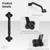 SWEWARM Door Pull Handle - 9’’ Rustic Gate Handle