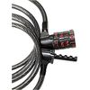 Kryptonite Spiralkabel Keeper 512 Combo Cable 5mm/120cm, 3500020, Schwarz