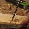 sourcing map 5pcs Brad Point Drill Bits 6mm Precise Cutting with Brad Point Tip for Woods