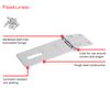 Sterling EHS115 115mm Hasp and Staple , Grey
