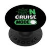 On Cruise Mode Ship Vacation Relaxation Muster Drill Fun PopSockets Adhesive PopGrip