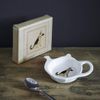 Sweet William Teabag Dish, Teapot Shape, German Shepherd