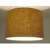 Olive Green Textured 100% Linen Drum Lampshade