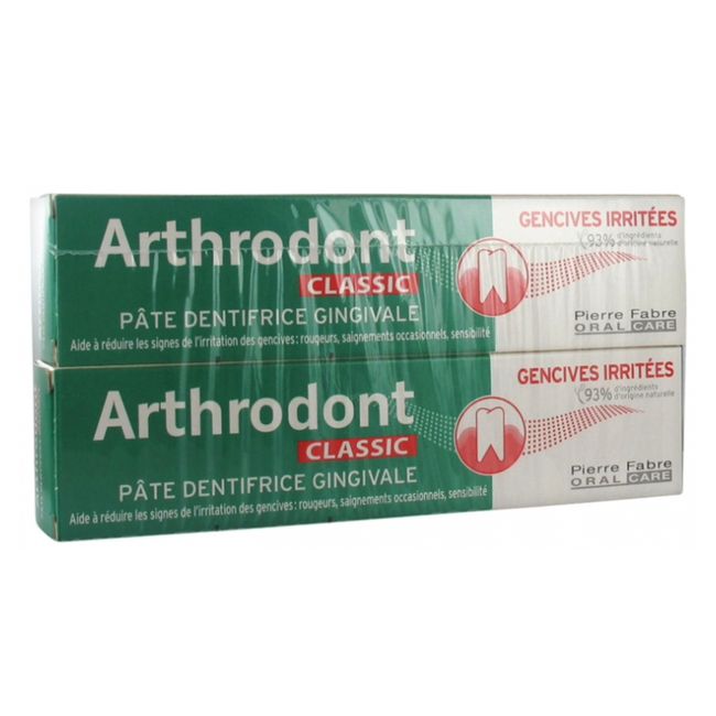 2 Arthrodont Classic Gingival Toothpaste 75 ml reduce gums irritations