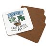 Beware Crazy Puzzle Boy Coaster Drinks Mat Set of 4