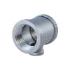 Everflow Supplies GMRT1201 1-1/2 X 1/2" Galvanized Malleable Reducing Tee With Female Threaded Fitting