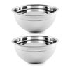 Norpro Stainless Steel Bowl 8 Quart 2 Pack