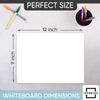 Scribbledo 24 Small White Board Dry Erase Boards Classroom Pack Mini White Bo...