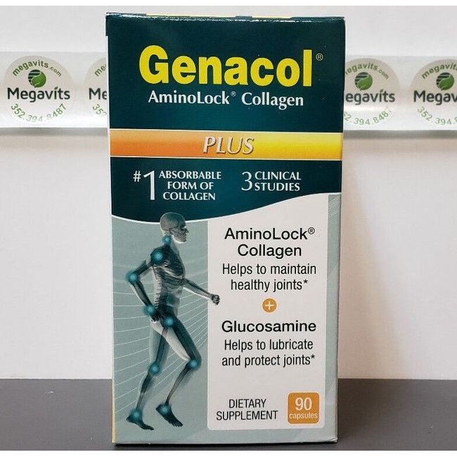 Genacol AminoLock Collagen Plus Glucosamine 90 Capsules