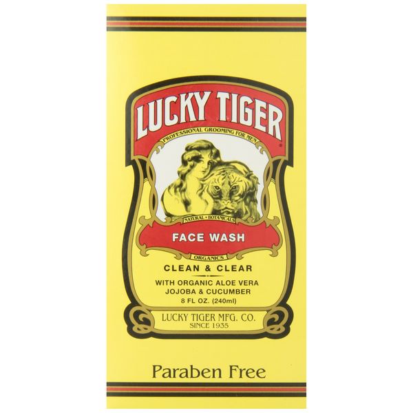 Lucky Tiger Face Wash, 8 Ounce