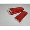 Candy Apple Red Ceramic Tile Mud Cap Subway Trim Mudcap Mid Century Modern