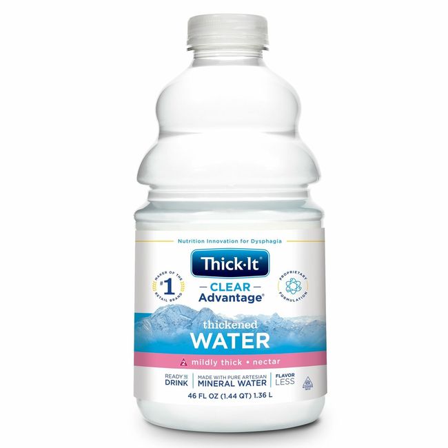 Thick-It Clear Advantage Thickened Water Unflavored 46 oz. Bottle 4 Ct