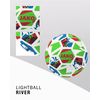JAKO Lightball River, weiß/neongrün/rot, 3 (290g)