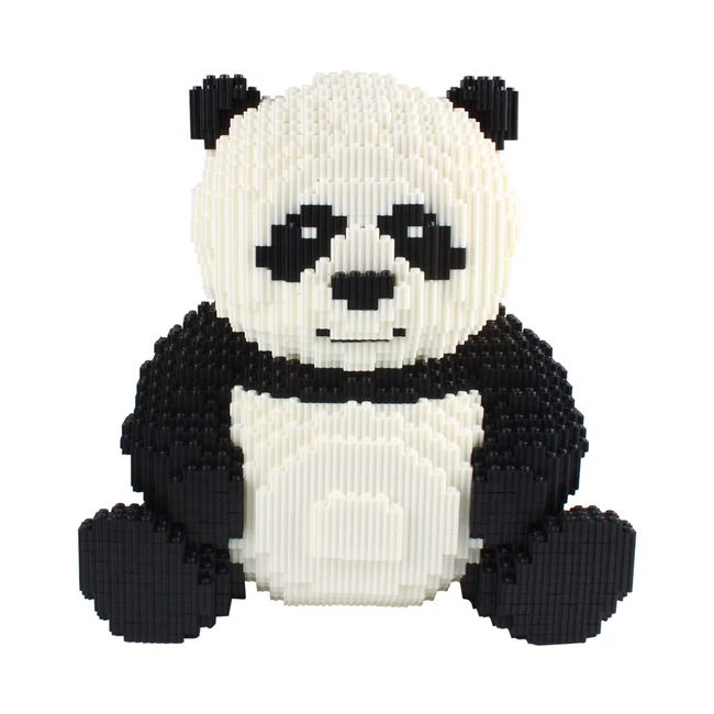 Larcele Panda Micro Building Blocks Animal Mini Building Toy Bricks, 7812 Pieces KLJM-02(Model 2843)