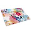 Cool Colourful Skull Glass Placemat Kitchen Table Mat Worktop Saver Protector