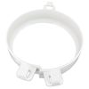 Plastic Plate Guard - White