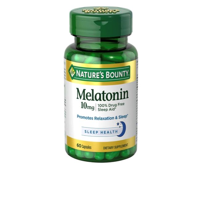 NATURE'S BOUNTY Melatonin Sleep & Relaxation-10 MG. EX. 7/24 -60 Ct. - NEW!