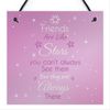 RED OCEAN Friendship Sign Best Friends are Like Stars Love Hanging Wall Plaque Gift Thank You Present