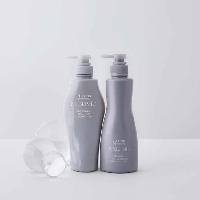 Subrimic Adenovital Shampoo 500ml + Treatment 500g (2-piece set) [For fine hair] + Miniature gift