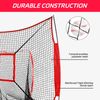 Baseball Practice Net Thrower Strike Zone W/ Portable Baseball Ball Caddy EZ Set