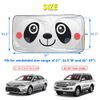 Car Windshield Sun Shade Front Visor Foldable Shield UV Block Truck Cover Panda