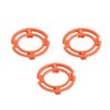 Maxmartt Norelco Retaining Ring for 9000,3PCS Orange Blade Retaining Rings for Norelco Series 7000 9000 RQ12 Models