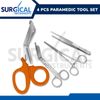 4 Pcs First Aid Paramedic Tools Set Kit For Nurses Surgical Instruments (Orange)