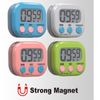 Acomingwin 4 Pack Digital Timer for Kids, Kitchen Timers for Cooking, Magnetic Countdown Timer for Teachers, Classroom, Study, Exercise, Work - Powered by AAA (Not included)