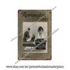 1918 Notes Typewriter Company tin sign living room wall