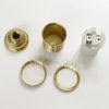 E17 Brass Socket with Socket Ring for E17 Base E17 M10 BRASS SOCKET